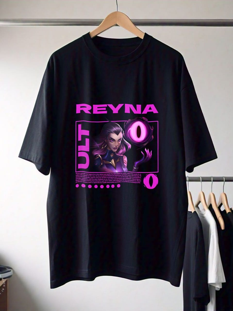 Reyna - Black Oversized T shirt