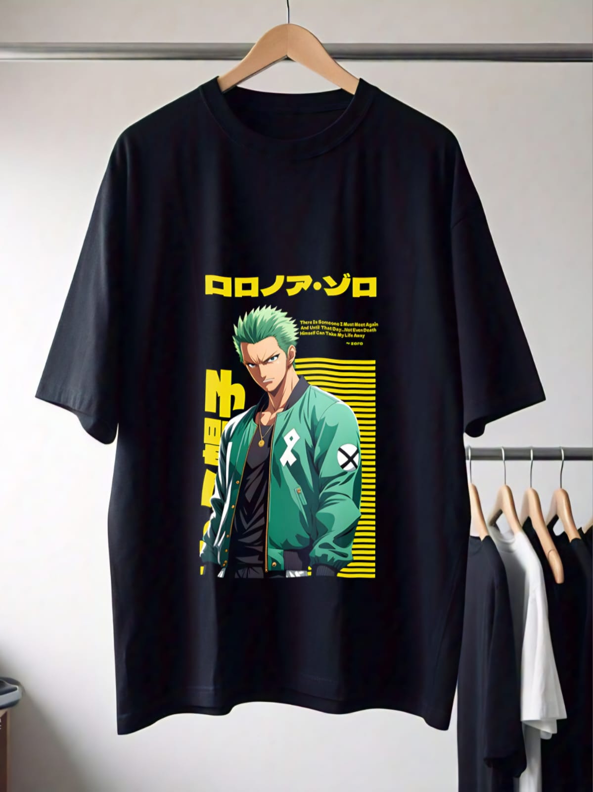 Zoro - Black Oveersized T shirt